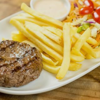 Beef burger prato