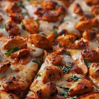 Pizza chicken Tikka Masala