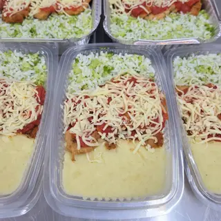 Frango à parmegiana individual