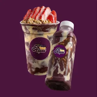 Combo Açaí 540 ml com Açaí na garrafa 500 ml