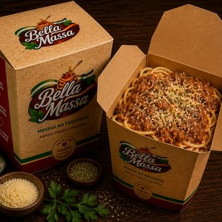 Spaghetti à Bolonhesa e Molho Sugo (aprox 550g)