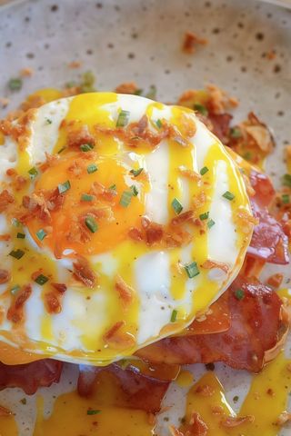 Panqueca de Ovo e Bacon
