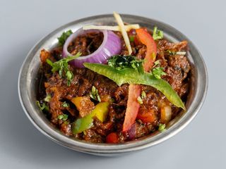 Lamb jalfrezi pouco picante