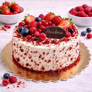 Bolo de Aniversário Red Velvet 1kg