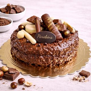Bolo de Aniversário de Chocolate 1kg