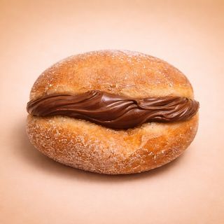 Bola de Berlim Nutella