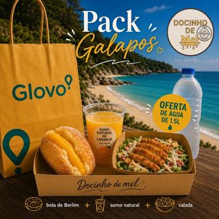 Pack Galapos - OFERTA água 1,5LT