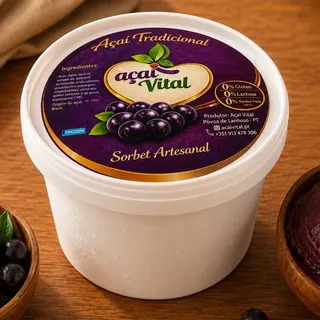 Açaí Tradicional Artesanal – Pote 500ml