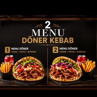 2 Menu Doner kebeb