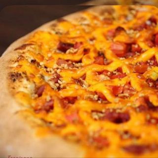 Pizza bacon e cheddar
