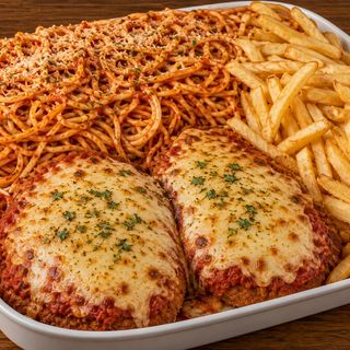 Frango à Parmegiana Brasileira para 2 Pessoas