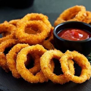 10 Unidade Anéis de Cebola ( Onion Rings )
