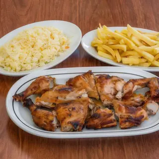 Menu Frango Assado Inteiro Por 2 Pessoas Com 2 Bebidas
