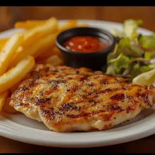 Chicken Breast Grilled Plate / Peito do Frango Grelhado Prato