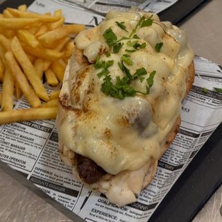 Pão de alho recheado Coração