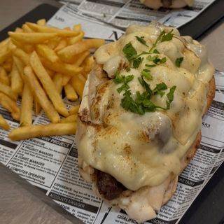 Pão de alho recheado com Picanha