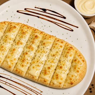 Pão de Alho com queijo mozarella e Catupiry