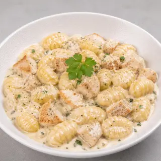 Gnocchi com Frango creamosa