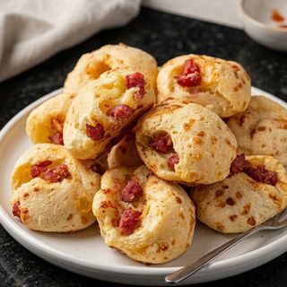 10 Pães de queijo Bacon