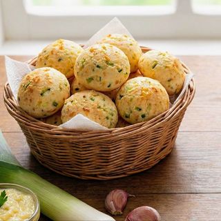 10 Pães de queijo com Alho Francês