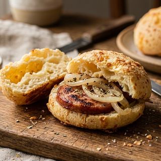 10 Pães de queijo com Calabresa 25g