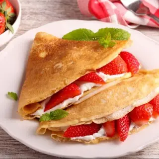 Crepe Supremo Nutella & Morango
