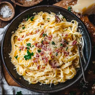 Esparguete à Carbonara