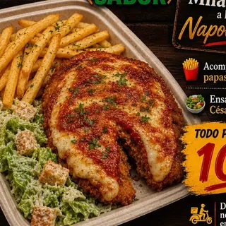 Milanesa à Napolitana