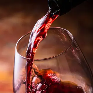 Bottle of House Red Wine