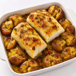 Lombos de Bacalhau no forno