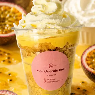 Bolo de pote Maracujá trufado