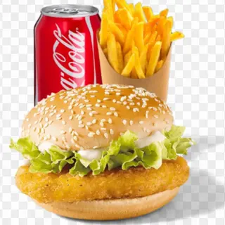 Chicken burger menu