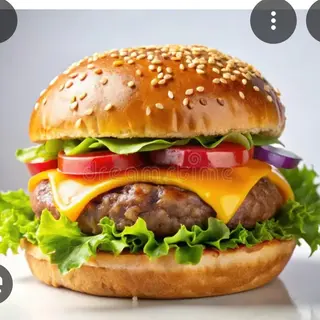 Cheese burger menu