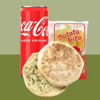 Combo Bolo do Caco com Manteiga de Alho