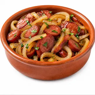Calabresa Acebolada