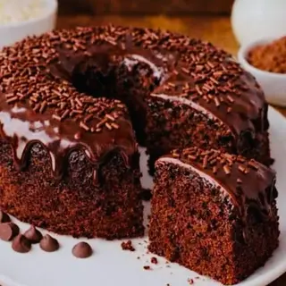 Fatia de Bolo de Chocolate