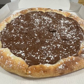 Pizza Nutella e paçoca