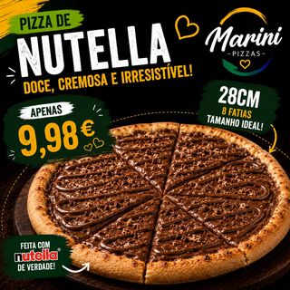 Pizza Nutella Individual
