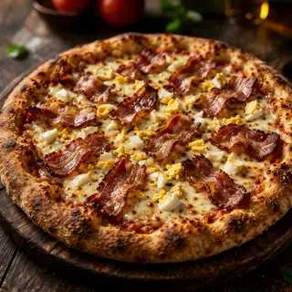 Pizza de Bacon