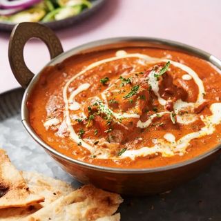 Butter chicken with rice