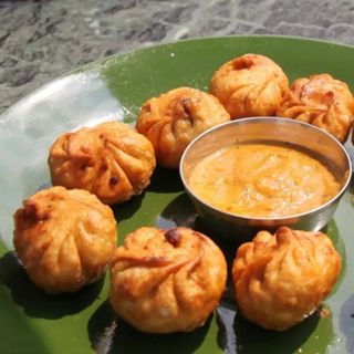 Pork fry momo
