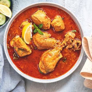 Chicken curry with rice