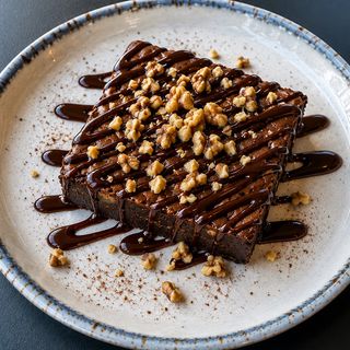 Pecan Drizzle Brownie