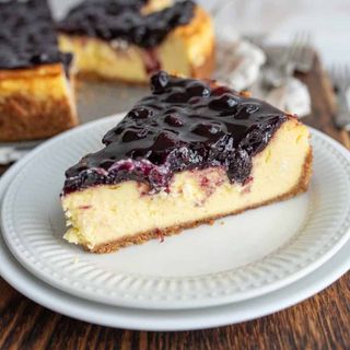 Cheesecake de mirtilos