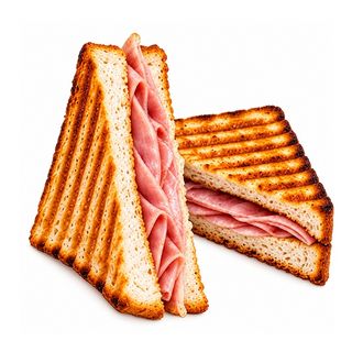 Tosta de Fiambre em Pão de Forma