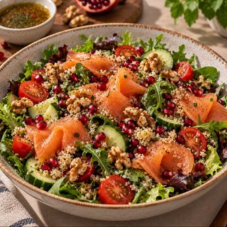 Salada de Salmão Fumado