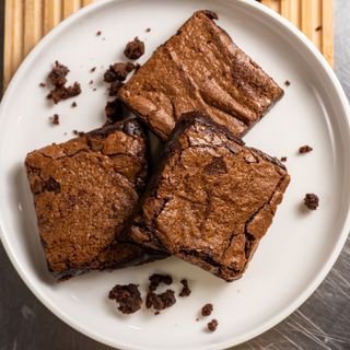 Brownie simples.