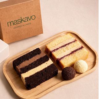 Box para partilhar com brigadeiro.
