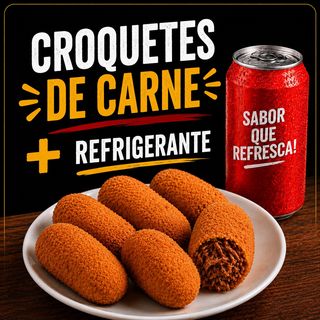 Croquetes de CARNE 6 UNIDADES