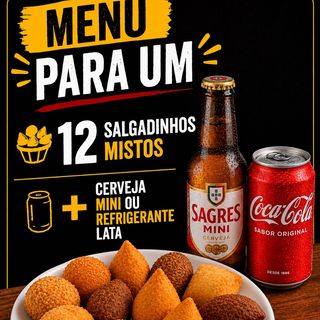 12 mini Salgados Mistos